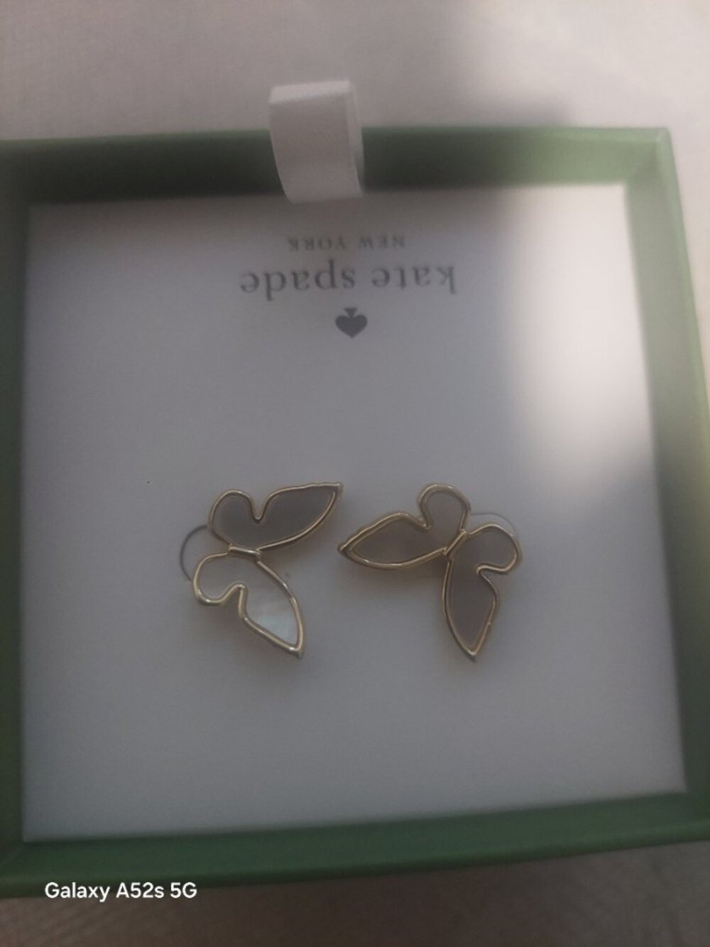 Kate Spade little butterfly stud earrings. - Picture 2 of 2